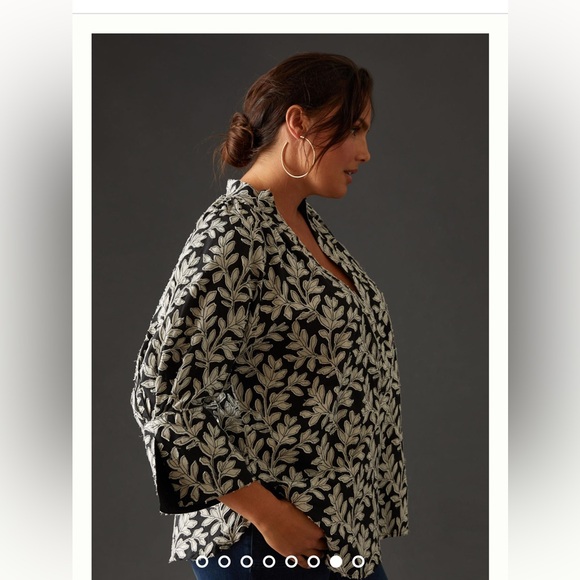 By Anthropologie Popover Blouse - Picture 14 of 14